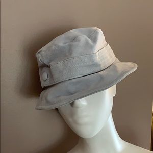 Nine West gray  leather hat. New with tags